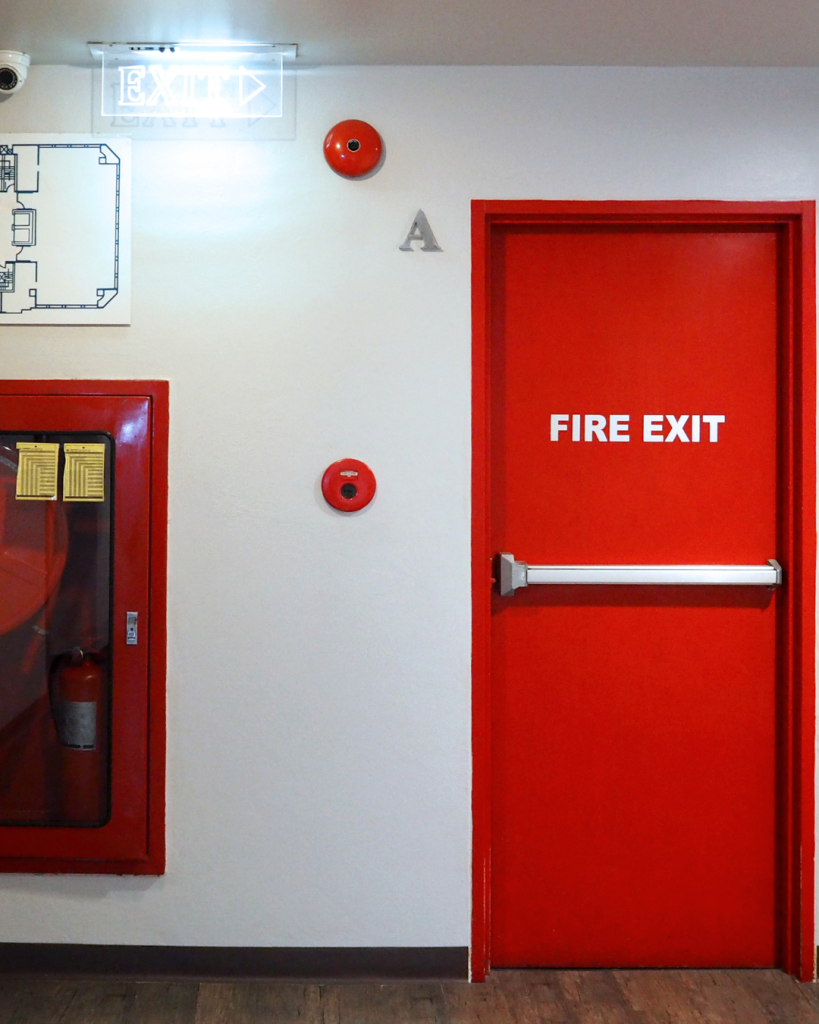 Ensure Clear and Marked Emergency Exits